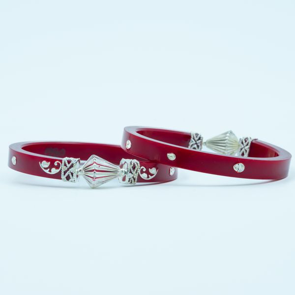 Decorative Silver Center Design Pola