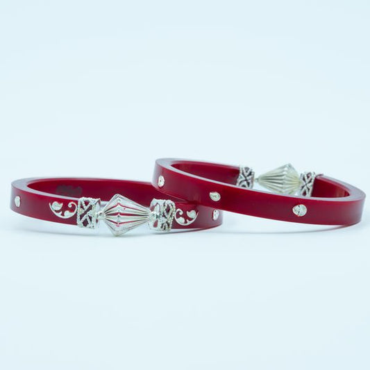 Decorative Silver Center Design Pola