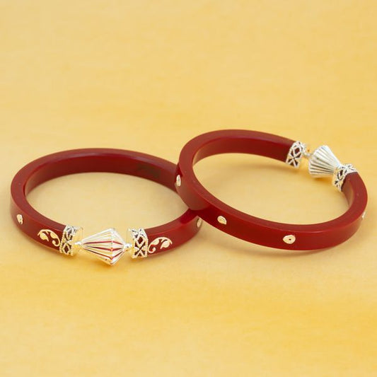 Decorative Silver Center Design Pola